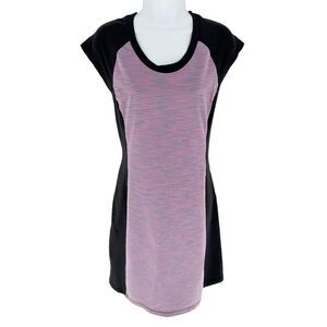 Title Nine Dress Women Medium Gray Purple Gidget Athleisure Travel Resort Active